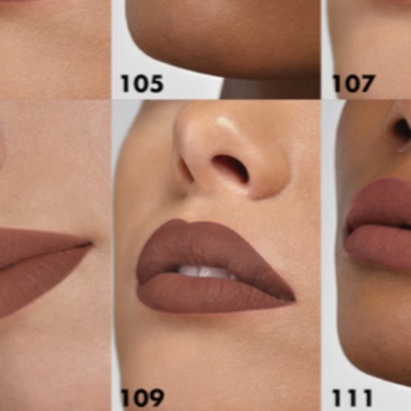 MAKEUP FOREVER ROUGE ARTIST VELVET NUDE "109 COMFORT BROWN" - Picture 3 of 3